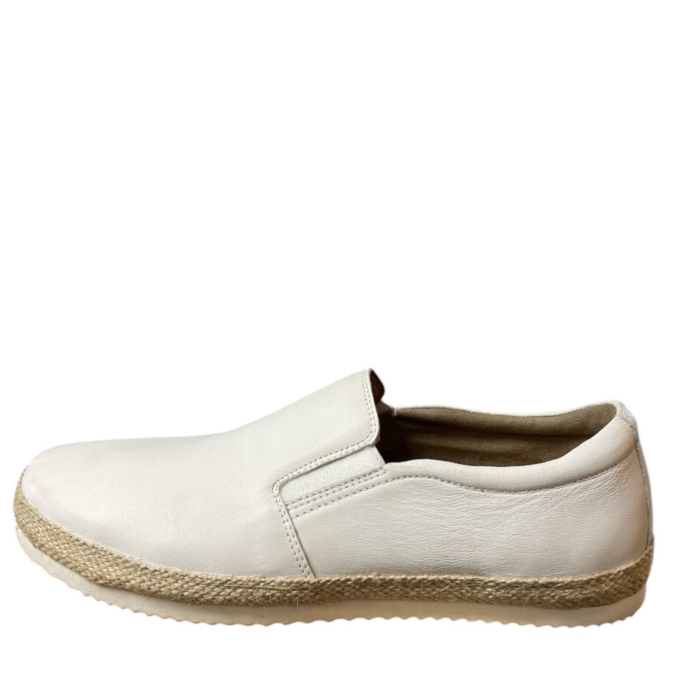 Men's White Slip-On Shoes